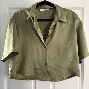 Abercrombie & Fitch Sage Button Down Shirt